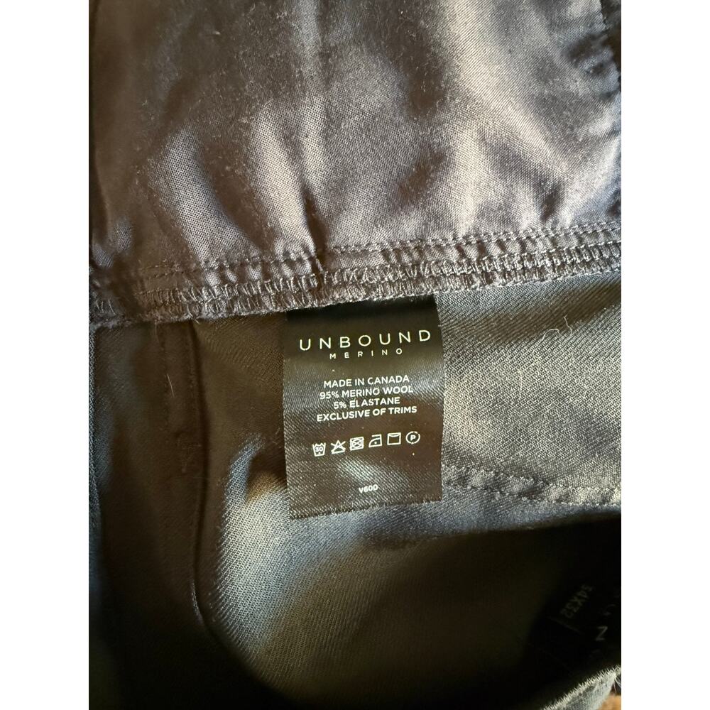 Unbound Merino Men’s Merino Wool Travel Pants 34x32 Olive - Picture 4 of 6